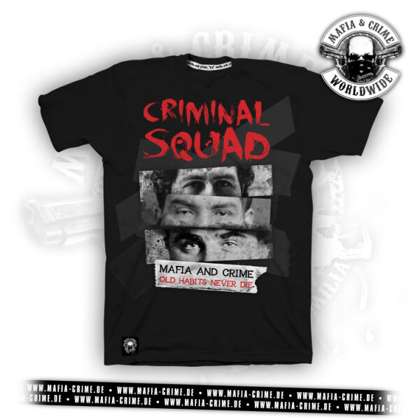 MC Criminal Squad Shirt schwarz XXL