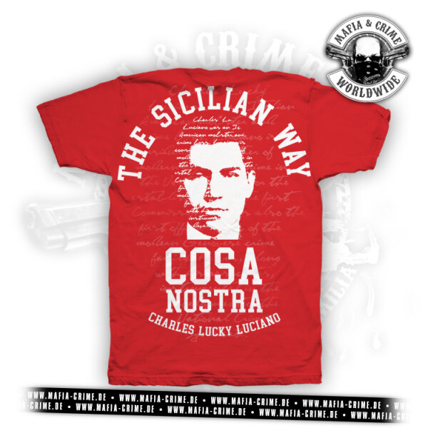 MC The Sicilian way Boys Shirt rot XXL