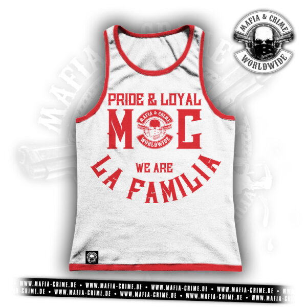 MC La Familia Boys Bodyshirt weiß 4XL