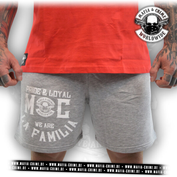 MC La Familia Boys Short Pant grau 4XL