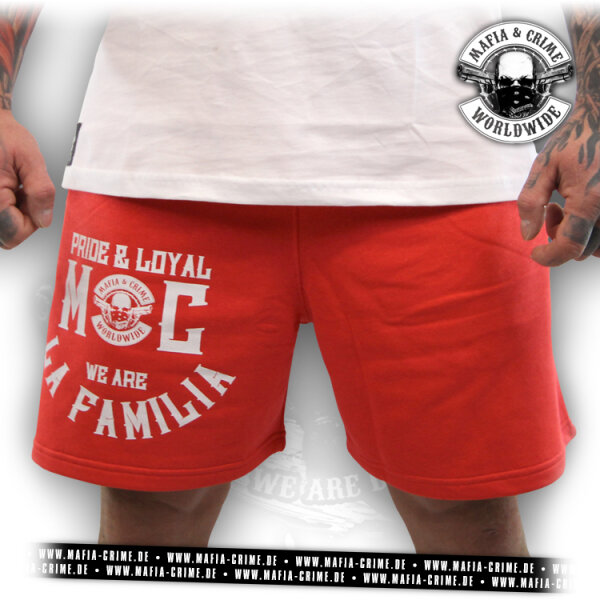 MC La Familia Boys Short Pant rot 4XL