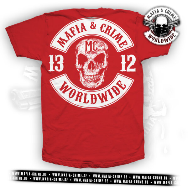 MC 1312 Patch Boys Shirt rot weiß M