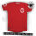 MC 1312 Patch Boys Shirt rot weiß M