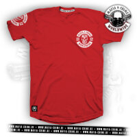 MC 1312 Patch Boys Shirt rot weiß XL
