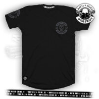 MC 1312 Patch Boys Shirt schwarz grau M