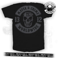 MC 1312 Patch Boys Shirt schwarz grau L