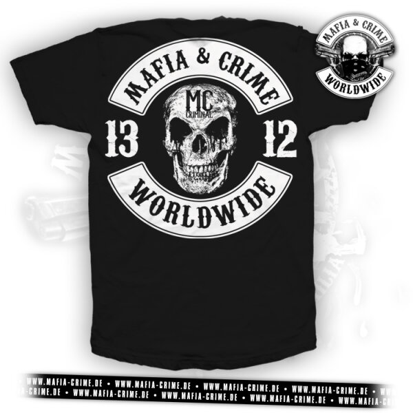 MC 1312 Patch Boys Shirt schwarz weiß 4XL