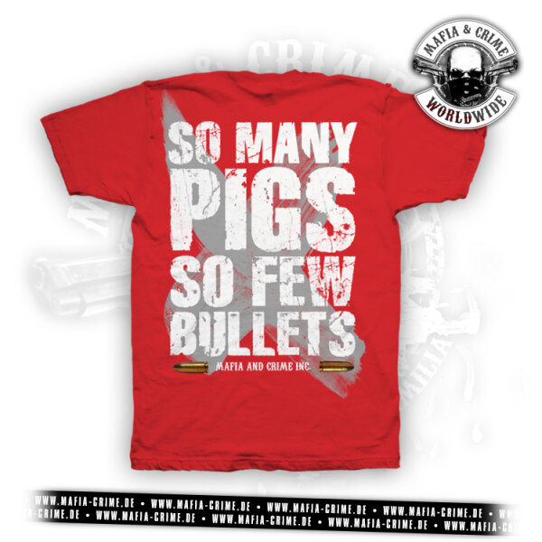 MC So many pigs Boys Shirt rot M