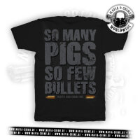 MC So many pigs Boys Shirt schwarz L
