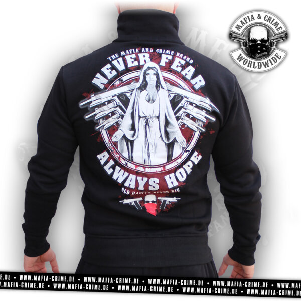 MC Never Fear Boys Stehkragen Zipper M