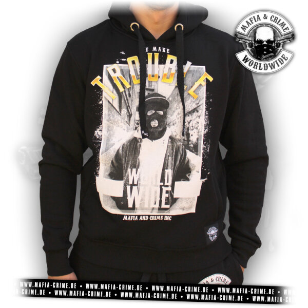 MC We make TROUBLE Boys Hoodie XXL