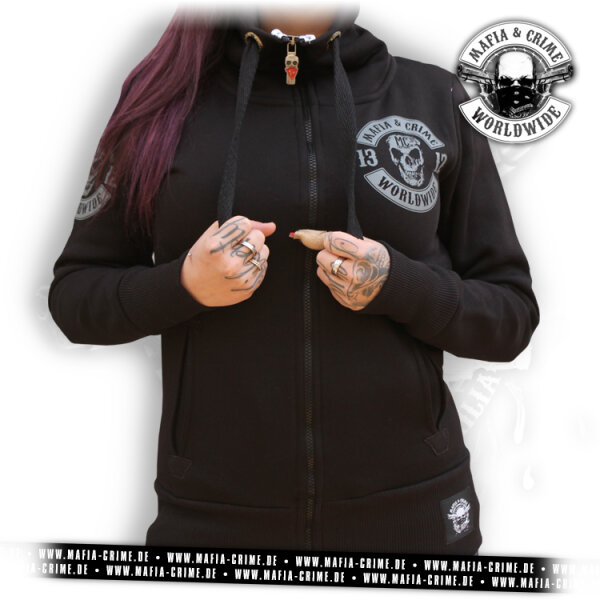 MC Patch 1312 Girls Zipper Stehkragen schwarz XS
