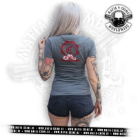 MC Sin and Crime Girls Shirt gelb XL