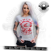 MC Sin and Crime Girls Shirt grau XL
