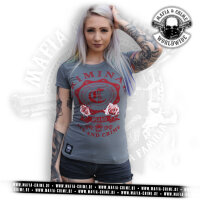 MC Sin and Crime Girls Shirt grau XL