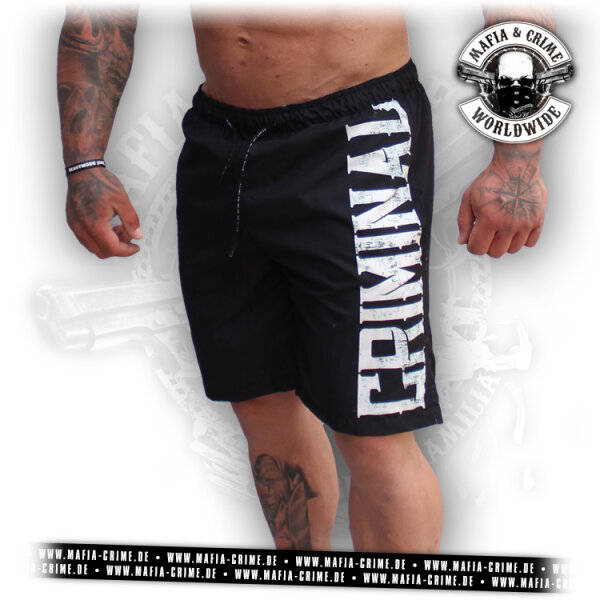 MC Criminal 1312 Boys Badeshort schwarz 5XL