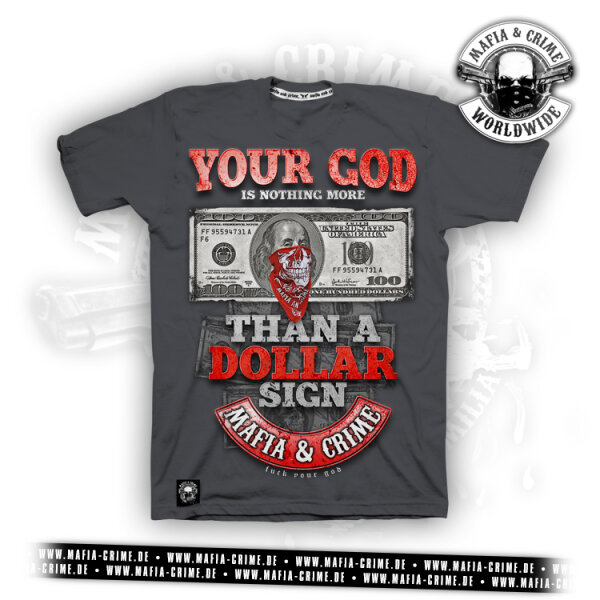 MC Your God Boys Shirt anthrazit 3XL