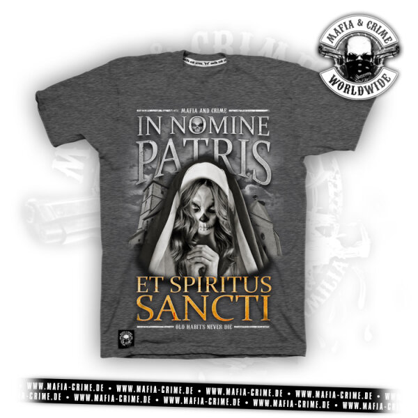 MC In Nomine Patris Boys Shirt grau melange M