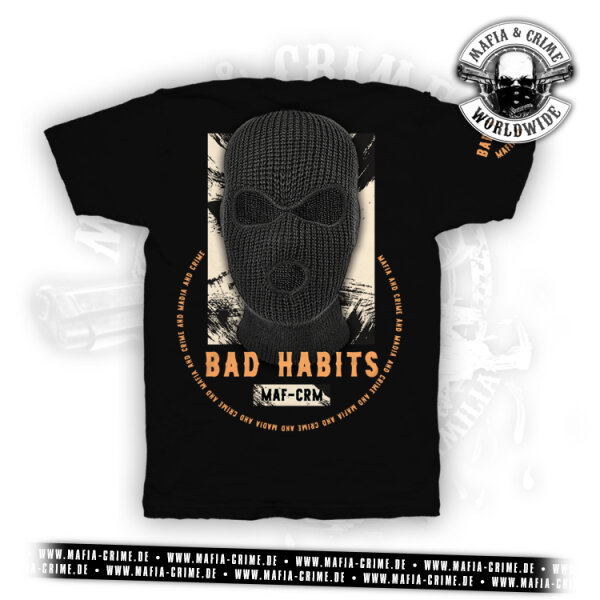 MC Bad Habits Boys Shirt schwarz L