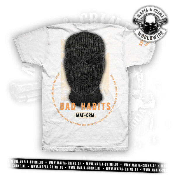 MC Bad Habits Boys Shirt weiß XL