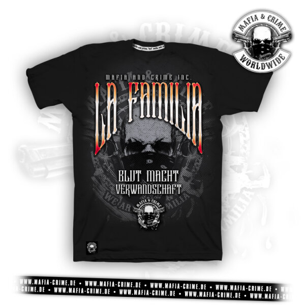 MC La Familia Boys Shirt schwarz 3XL