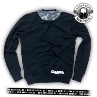 MC CRMNAL Boys Sweater schwarz S