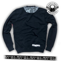 MC CRMNAL Boys Sweater schwarz XL
