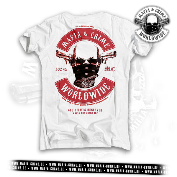 MC Mafia & Crime Worldwide Patch Girls Shirt XXL