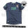 MC Mafia & Crime CRIME Boys Shirt rounded anthrazit M