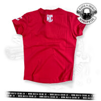 MC Mafia & Crime CRIME Boys Shirt rounded rot 4XL