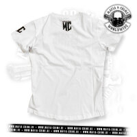 MC Mafia & Crime CRIME Boys Shirt rounded weiß M