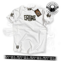 MC Mafia & Crime CRIME Boys Shirt rounded weiß XXL