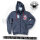 Mafia & Crime Worldwide Boys Zipper mit Maske anthrazit 3XL