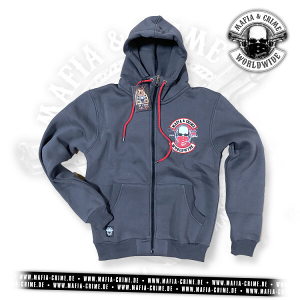 Mafia & Crime Worldwide Boys Zipper anthrazit XL