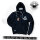 Mafia & Crime MC Boys Zipper mit Maske schwarz / weiß M