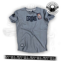 MC Mafia & Crime CRIME Boys Shirt rounded grau...