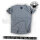 MC Mafia & Crime CRIME Boys Shirt rounded grau schwarz M