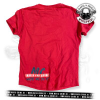MC Mafia & Crime Made Me Do It Boys Shirt rounded rot L