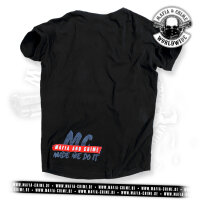 MC Mafia & Crime Made Me Do It Boys Shirt rounded schwarz M