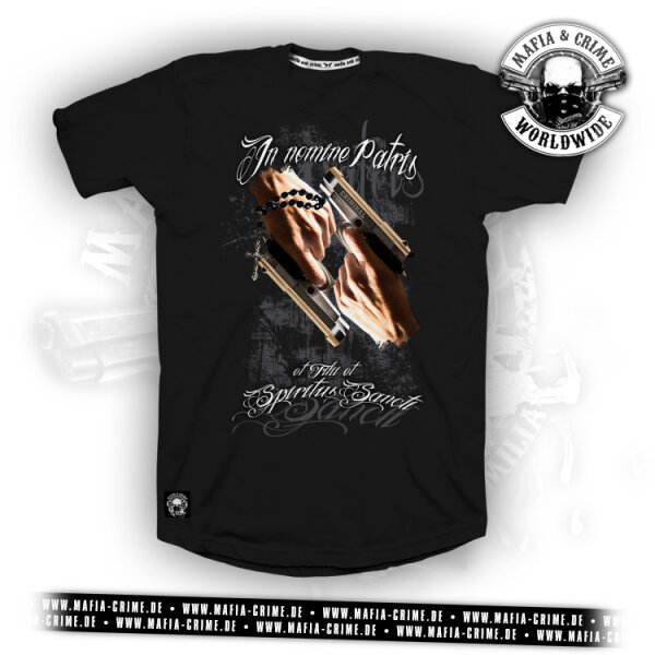 MC Mafia & Crime " In Nomine" Boys Shirt rounded 3XL