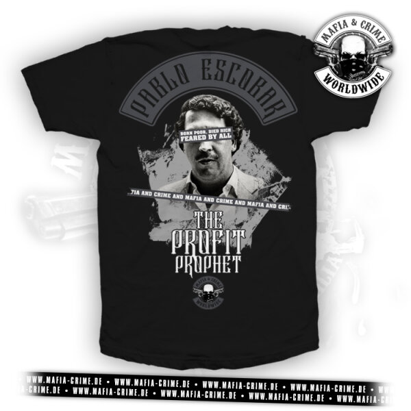 MC Mafia & Crime " Pablo Prophet" Boys Shirt rounded M