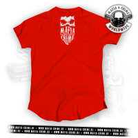 Mafia & Crime "Loyalty Respect" Unisex Shirt rounded rot L