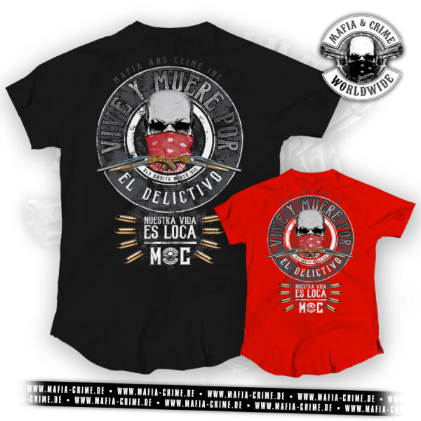 Mafia & Crime "Nuestra Vida Es Loca" Unisex Shirt rounded