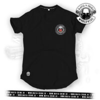 Mafia & Crime "Nuestra Vida Es Loca" Unisex Shirt rounded schwarz L