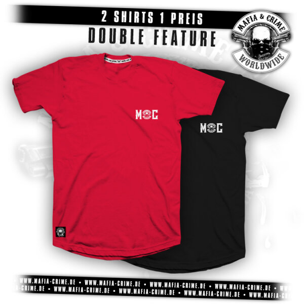 MC Mafia & Crime "DOUBLE FEATURE" Boys Shirt rounded S